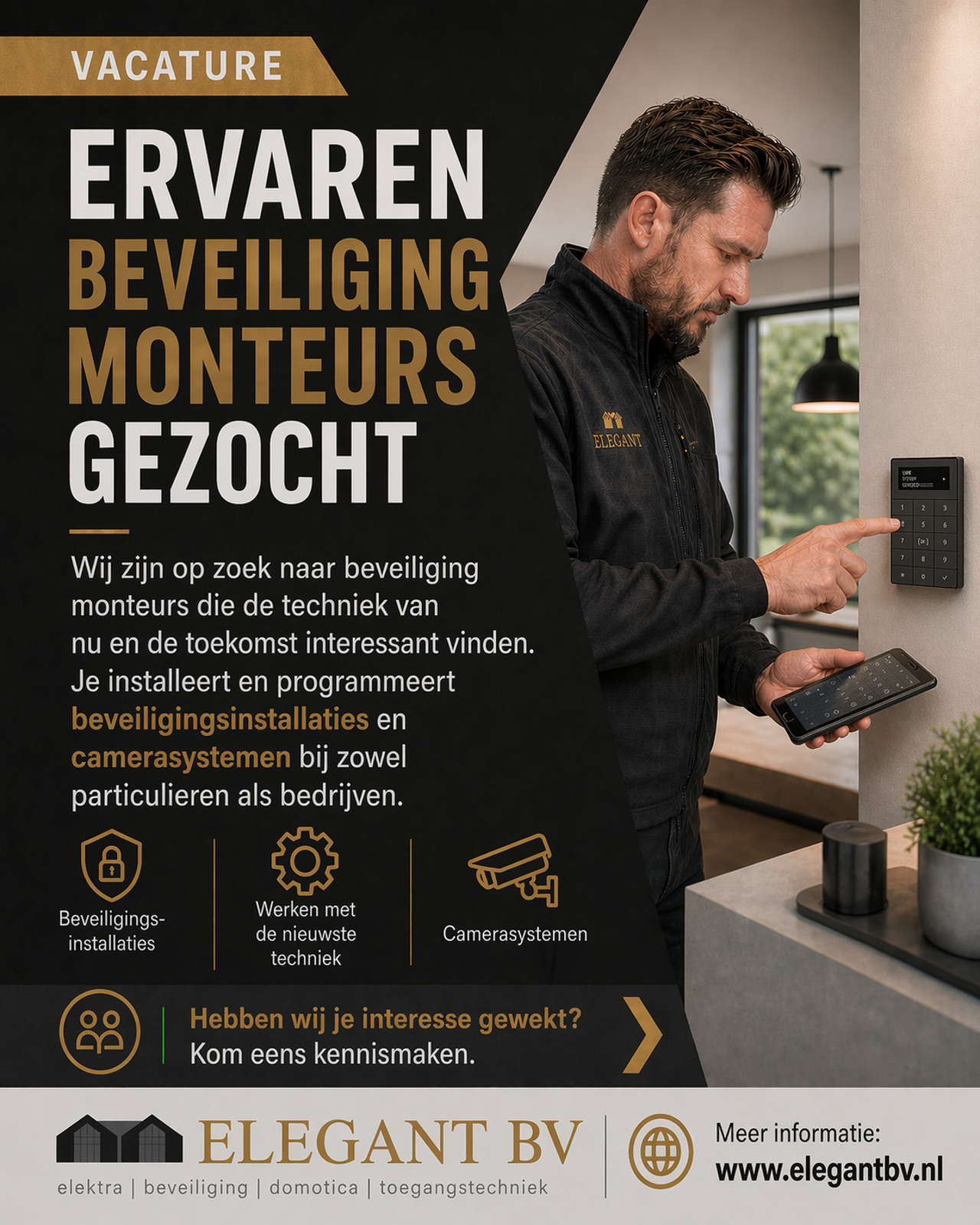 Vacature Beveiligingsmonteur