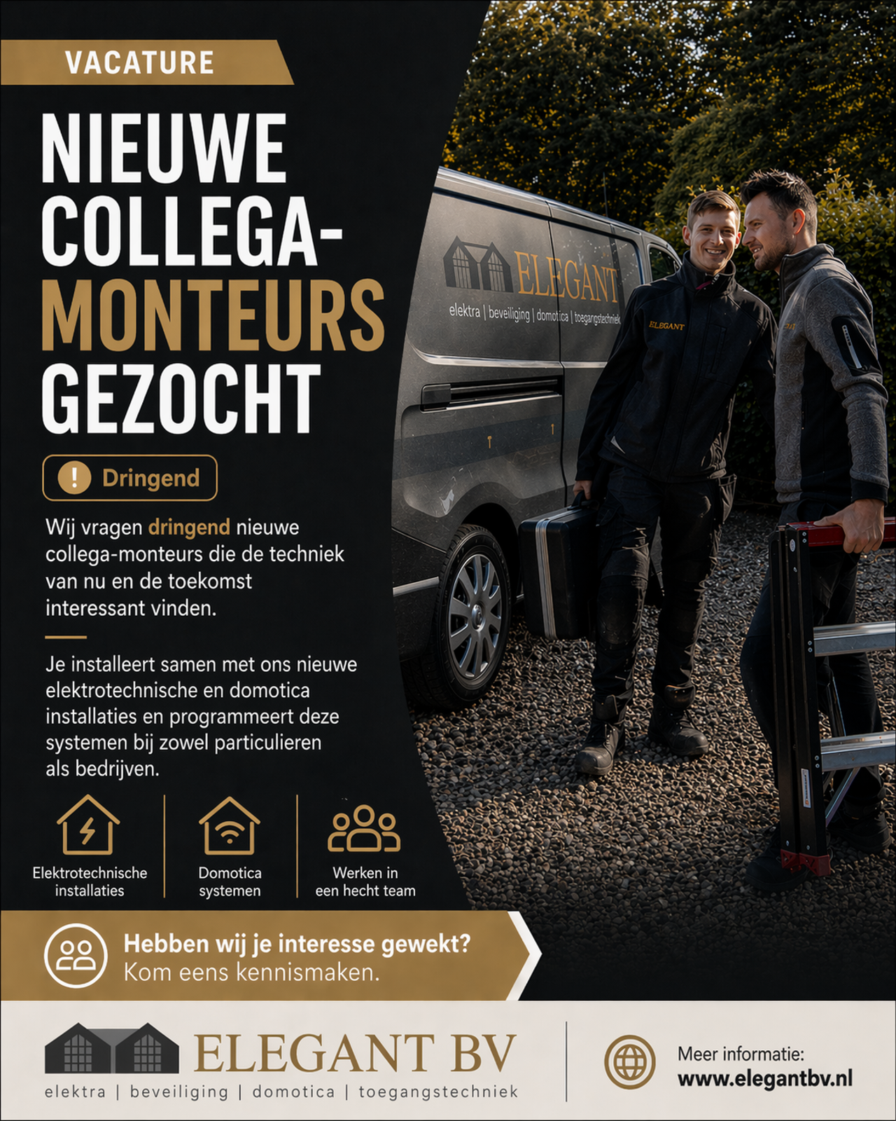 Vacature Elektro- en Domotica monteurs